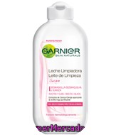 Leche Limpiadora Suave Garnier-skin Naturals 200 Ml.