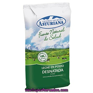 Leche Polvo Desnatada, Asturiana, Paquete 1kg