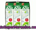 Leche Semidesnatada Ato Pack Brik 6 Unidades De 1 Litro