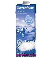 Leche Semidesnatada Carrefour 1 L.