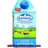 Leche Semidesnatada Central Lechera Asturiana Brick De 0,5 L.