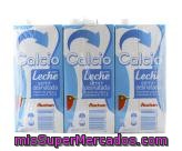 Leche Semidesnatada Con Calcio Auchan Pack Brik 6 Unidades De 1 Litro