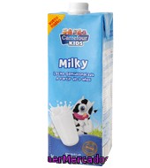 Leche Semidesnatada Con Diez Vitaminas Carrefour Kids 1 L.