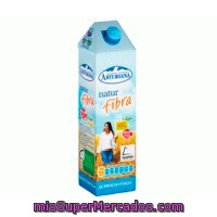 Leche Semidesnatada Con Fibra Naturfibra C.l.asturiana Brik De 1 Litro