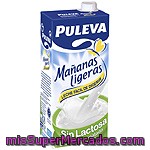 Leche Semidesnatada Sin Lactosa Mañanas Ligeras Puleva 1 L.