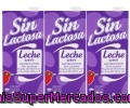 Leche Sin Lactosa Semidesnatada Auchan Pack De 6 Unidades De 1 Litro