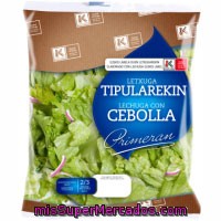 Lechuga Con Cebolla Del País Vasco Eusko Label, Bolsa 160 G