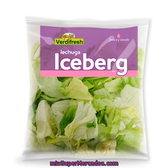 Lechuga Iceberg Cortada, Varios, Bolsa 200 G