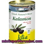 Lelia Aceituna Negra Con Hueso Kalamata Lata 250 G