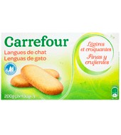 Lenguas De Gato Carrefour 200 G.