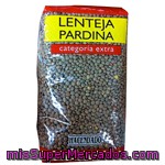 Lenteja Pardina, Hacendado, Paquete 1 Kg