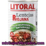 Lentejas A La Riojana Litoral, Lata 430 G