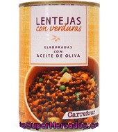 Lentejas Con Verduras Con Aceite De Oliva Carrefour 400 G.