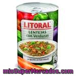 Lentejas Litoral Con Verduras 430 Grs