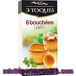 Les 3 Toques Volovanes 6 Unidades Estuche 150 G