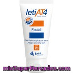 Leti At4 Crema Hidratante Facial Con Spf20 Para Piel Atópica Y/o Seca Tubo 50 Ml