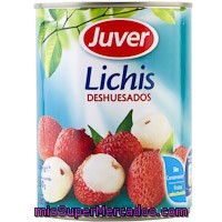 Lichis Deshuesados En Almíbar Juver 250 G.