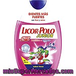 Licor Del Polo Dentífrico Con Elixir 2 En 1 Junior Sabor Fresa A Partir De 6 Años Bote 75 Ml