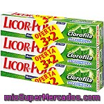 Licor Del Polo Pasta Dentífrica Clorofila Pack 3 Tubo 75 Ml