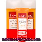 Lida Gel De Baño Glicerina Natural Pack 2 Envase 600 Ml + Loción Corporal De Glicerina Natural Tubo 200 Ml