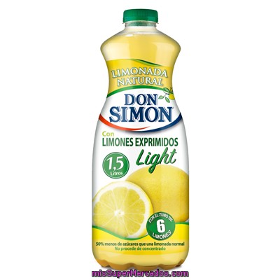 Limonada Light Sin Gas, Don Simon, Botella 1500 Cc