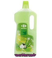 Limpia Hogar Con Aloe Vera Y Té Verde Carrefour 1,25 L.