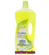 Limpia Hogar Multiusos Limón Carrefour 1,5 L.
