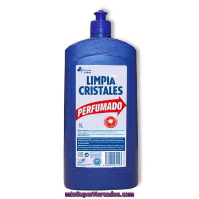 Limpiacristales Perfumado Petaca, Bosque Verde, Botella 1 L