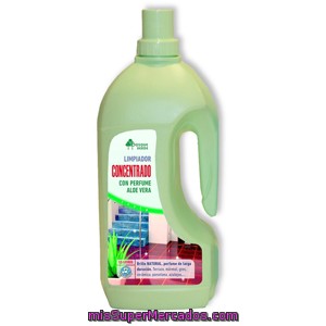 Limpiador Concentrado Perfume Aloe Vera, Bosque Verde, Botella 1.5 L