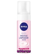 Limpiador Facial Mousse Suave Para Piel Seca Y Sensible Nivea 150 Ml.