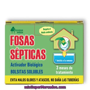 Limpiador Fosas Septicas, Spberner, Caja 12 Bolsitas - 300 G