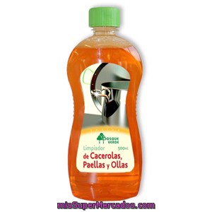 Limpiador Paellas/cacerolas/sartenes Y Ollas, Bosque Verde, Botella 500 Cc