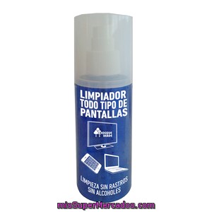 Limpiador Pantallas Spray (todo Tipo De Pantallas), Bosque Verde, Botella 140 Cc