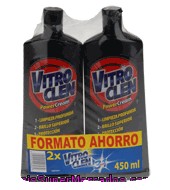 Limpiador Vitro Ceramicas Crema Vitroclen Pack De 2x450 Ml.