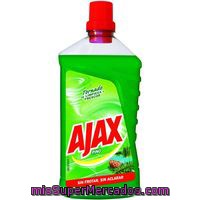 Limpiahogar Aroma Pino Ajax, Botella 1 Litro