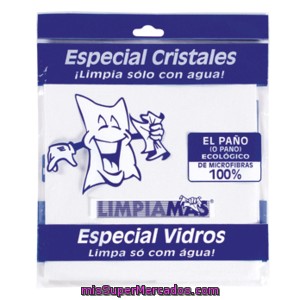 Limpiamas Paño Especial Cristales Paquete 1 Ud