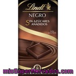 Lindt Chocolate Negro Sin Azúcares Añadidos Y Sin Gluten Tableta 100 G