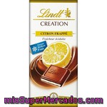 Lindt Creation Chocolate Con Leche Relleno De Refrescante Limón Tableta 150 G