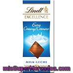 Lindt Excellence Chocolate Con Leche Extra Cremoso Tableta 100 G