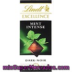 Lindt Excellence Chocolate Negro Menta Intensa Tableta 100 G