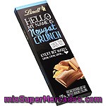 Lindt Hello Nougat Crunch Chocolate Con Leche Relleno De Crema De Turrón Crujiente Tableta 100 G