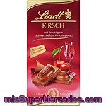 Lindt Kirsch Chocolate Con Leche Relleno De Licor Tableta 100 G