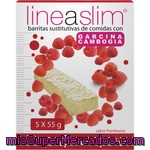 Lineaslim Barritas Sustitutivas De Comida Con Garcina Cambogia Sabor Chocolate Blanco Y Frambuesa Caja 275 G