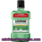 Listerine Enjuague Bucal Dientes Y Encías Menta Fresca Frasco 1 L