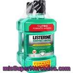 Listerine Enjuague Bucal Dientes Y Encias Menta Fresca Pack 2 Frasco 1 L