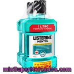 Listerine Enjuague Bucal Mentol Pack 2 Frasco 1 L