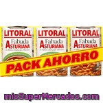 Litoral Fabada Asturiana Pack 3 Bote 435 G