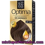 Llongueras Tinte Optima Chocolate Bombón Nº 6.41 Coloración Permanente Caja 1 Unidad Con Aceites De Rosa Mosqueta Y Macadamia