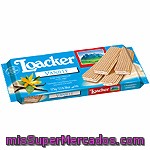 Loacker Galletas De Barquillo Rellenas De Crema De Vainilla Formato Familiar Caja 175 G