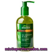 Locion Corporal Aloe Vera Puro En Gel, Atlantia, Botella 200 Cc